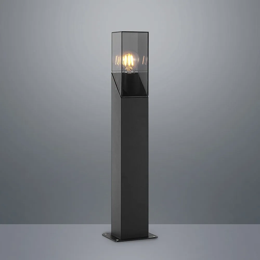 Lucande Terrassebelysning>Fiola sokkellampe, 60 cm, antracit, IP54