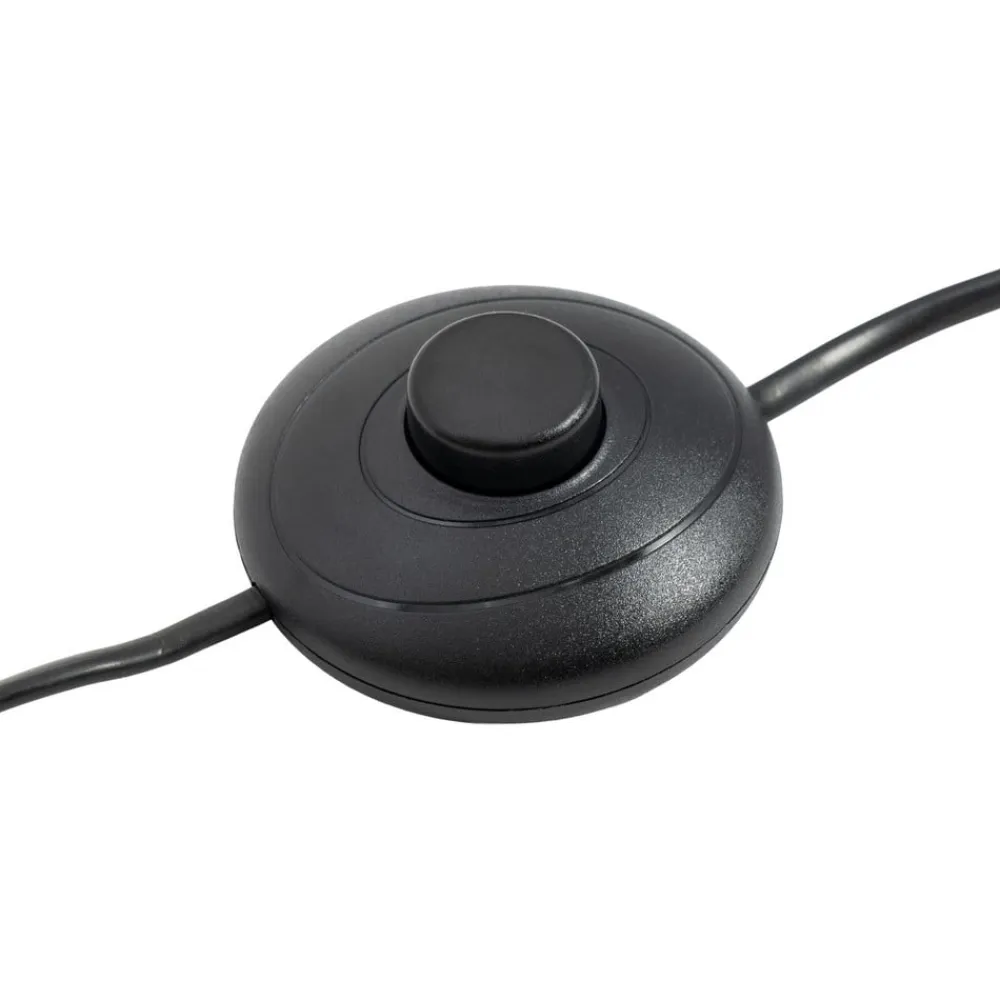 Lucande Pendellamper|Gulvlamper>gulvlampe Alviero, 157 cm, sort, metal, marmor