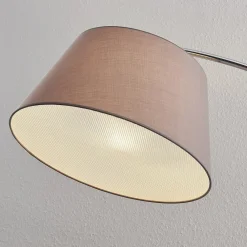 gulvlampe Evelyna, grå/sort, metal, 192 cm^Lucande Discount