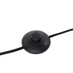 Lucande gulvlampe Kellina, 151 cm, sort, metal, E27