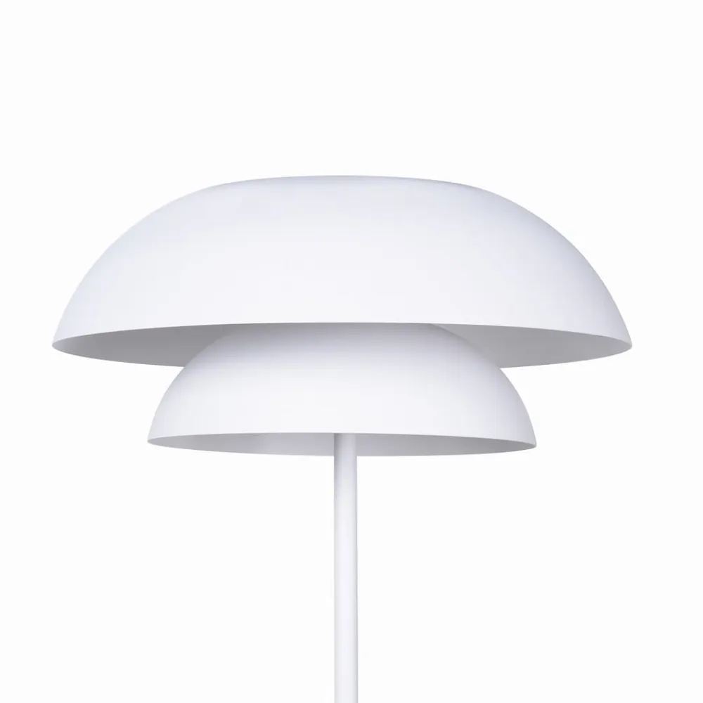 Lucande gulvlampe Kellina, 151 cm, hvid, metal, E27