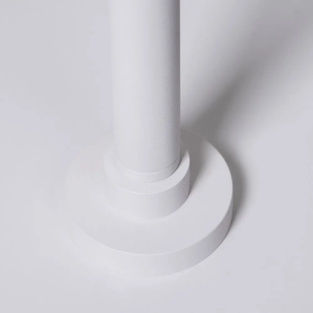 Lucande gulvlampe Kellina, 151 cm, hvid, metal, E27