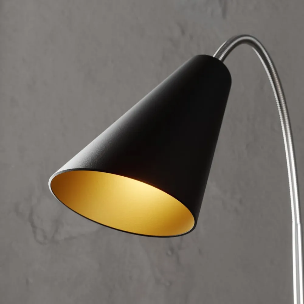 Lucande Pendellamper|Gulvlamper>gulvlampe Medira, sort, 2 lyskilder, justerbar, GU10