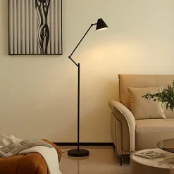 Lucande Gang|Pendellamper>gulvlampe Phina, sort/hvid, justerbar, E27