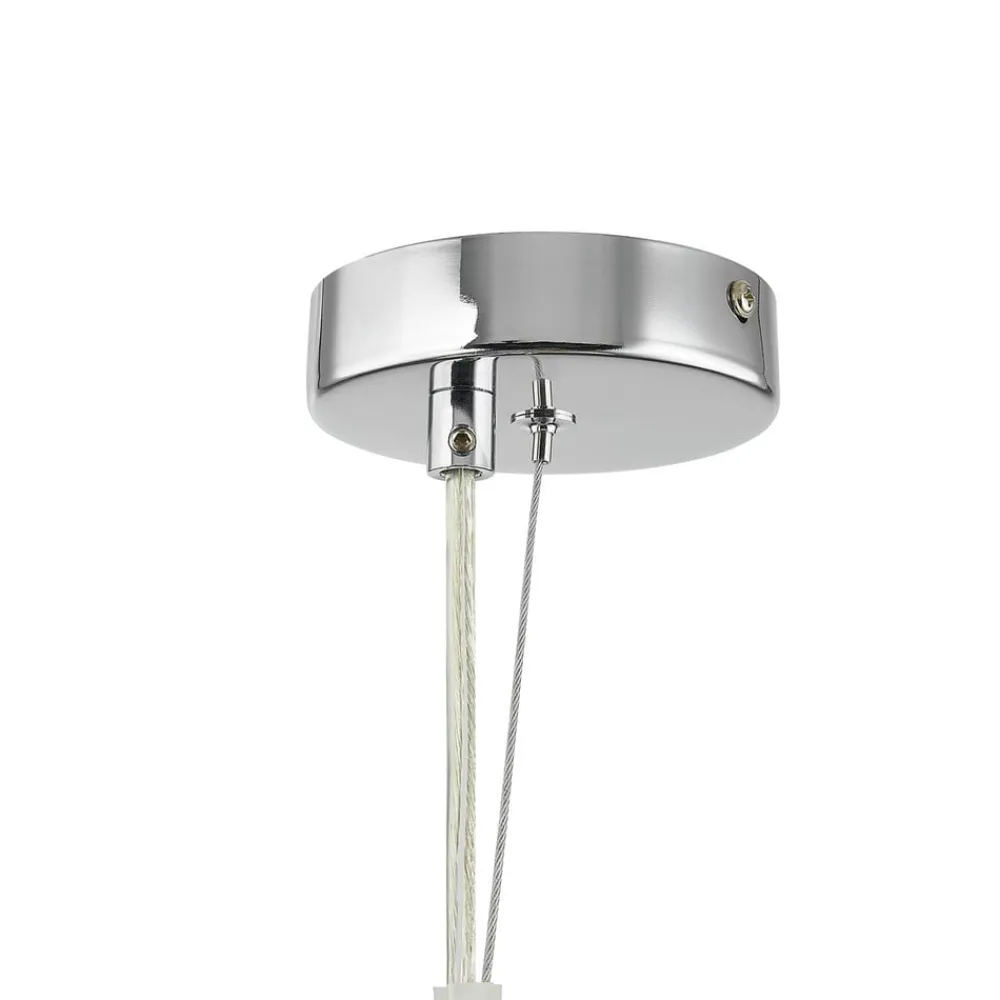 Lucande Pendellamper|Pendellamper>hængelampe Diborah, Ø 50 cm, farvet, glas, G9