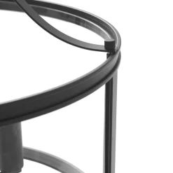 hængelampe Eryk, Ø 40 cm, sort, glas, 3 lyskilder^Lucande Online