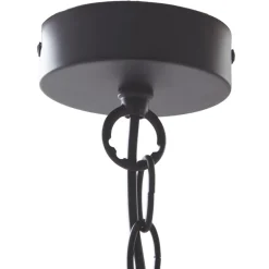 hængelampe Eryk, Ø 40 cm, sort, glas, 3 lyskilder^Lucande Online