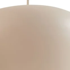 Lucande hængelampe Malisa, beige, 3 lyskilder, metal, 90 cm