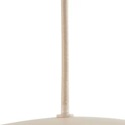 Lucande hængelampe Malisa, beige, 3 lyskilder, metal, 90 cm