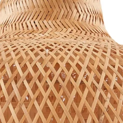 hængelampe Rasmina, bambus, Ø 50 cm, 1 lyskilde^Lucande