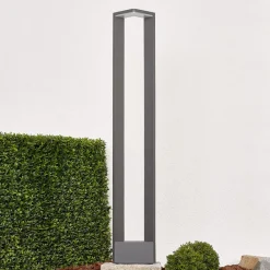 Lucande Terrassebelysning|Gadebelysning>Jeny LED-vejlampe, 100 cm, antracit, aluminium