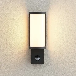 Lucande Jokum udendørs LED-væglampe, IP54, sensor