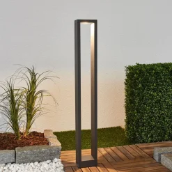Jupp LED-vejlampe, 90 cm, antracit, metal, IP54^Lucande Hot