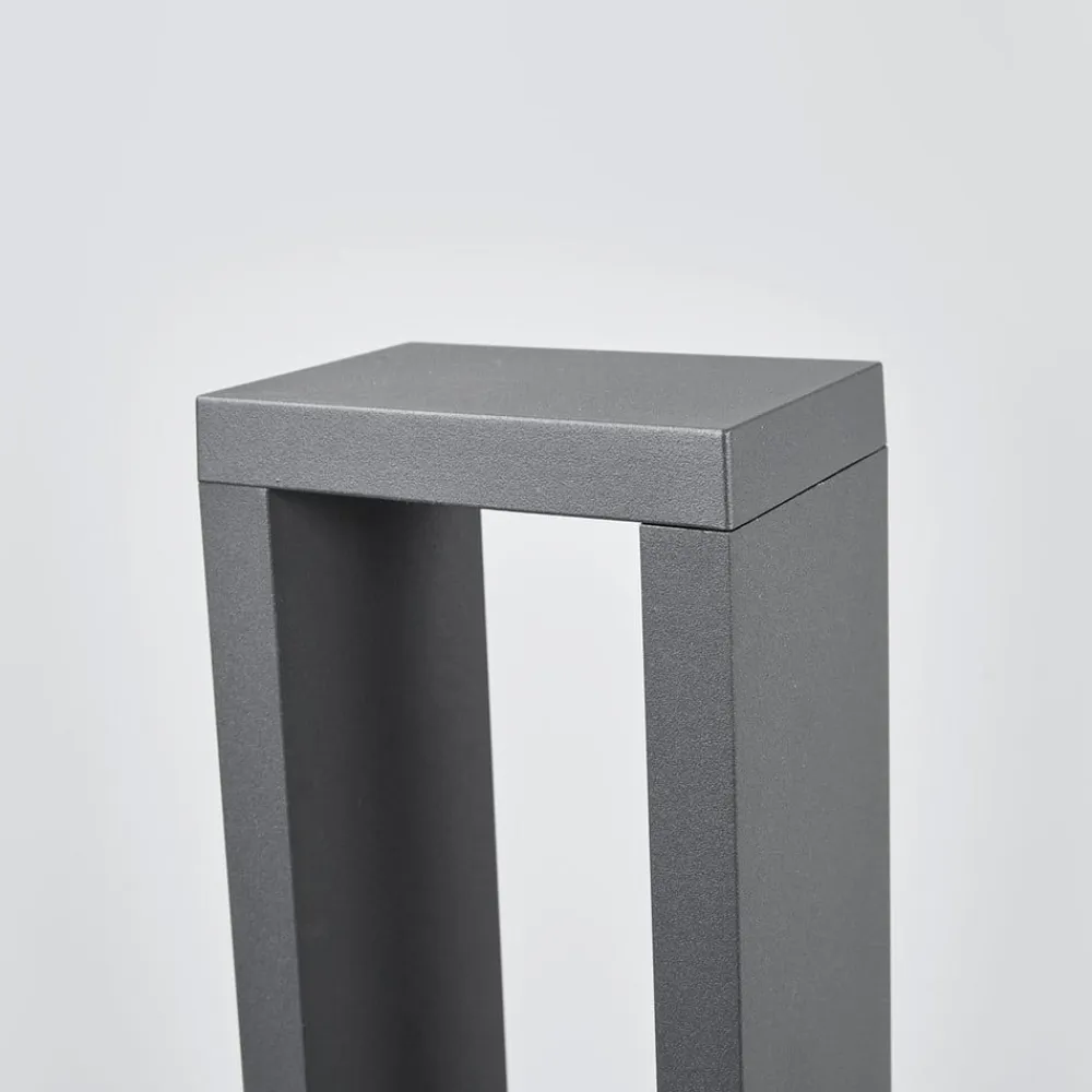 Lucande Terrassebelysning|Gadebelysning>Jupp LED-vejlampe, sæt med 4, 90 cm, antracit, IP54