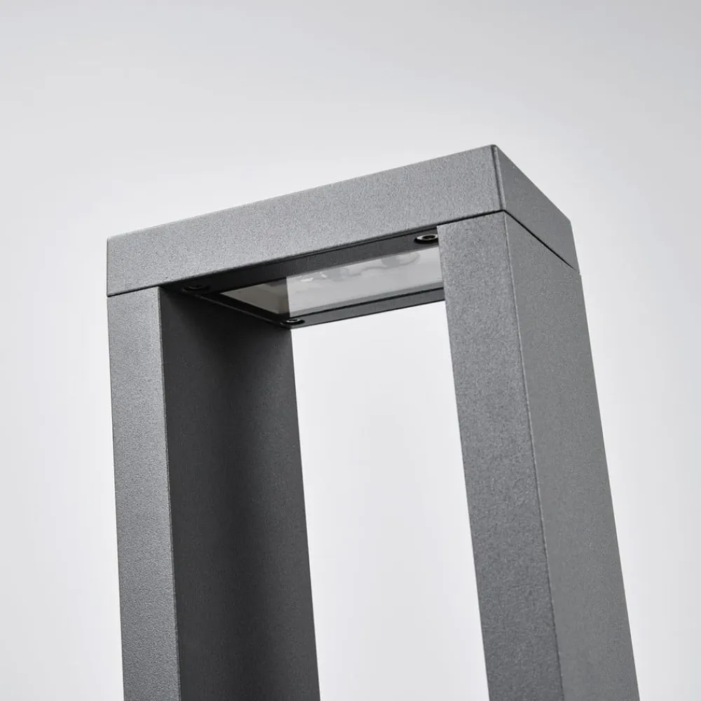 Lucande Terrassebelysning|Gadebelysning>Jupp LED-vejlampe, sæt med 4, 90 cm, antracit, IP54