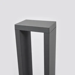 Lucande Jupp LED-vejlampe, 60 cm, antracit, metal, IP54