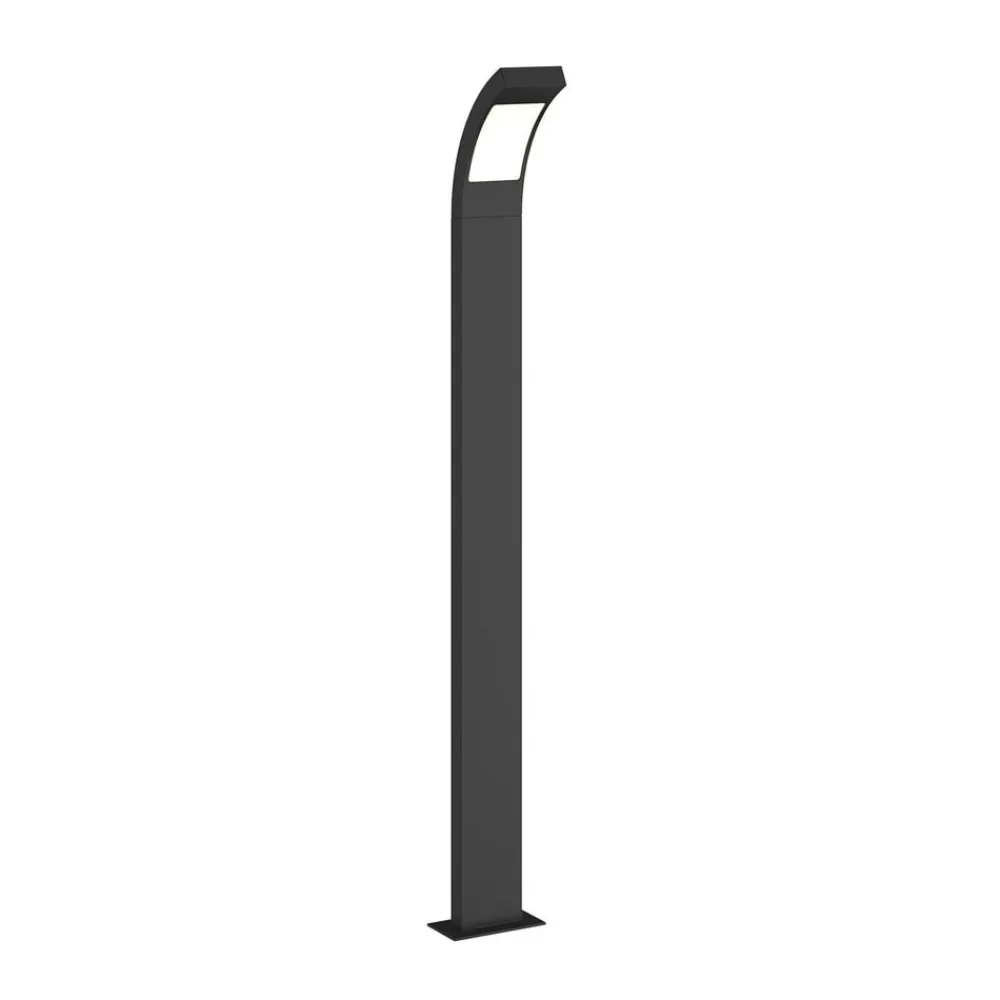 Lucande Terrassebelysning|Gadebelysning>Juvia LED-vejlampe, 100 cm, antracit, metal, IP54