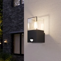 Lucande Væglampe Med Sensor|Væglamper>Keke udendørs væglampe med sensor