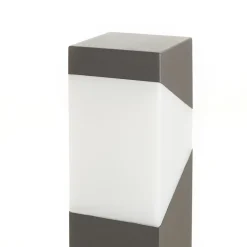 Kiran vejlampe, 100 cm, grå, metal, IP44, E27^Lucande Hot