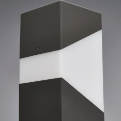 Kiran vejlampe, 100 cm, grå, metal, IP44, E27^Lucande Hot