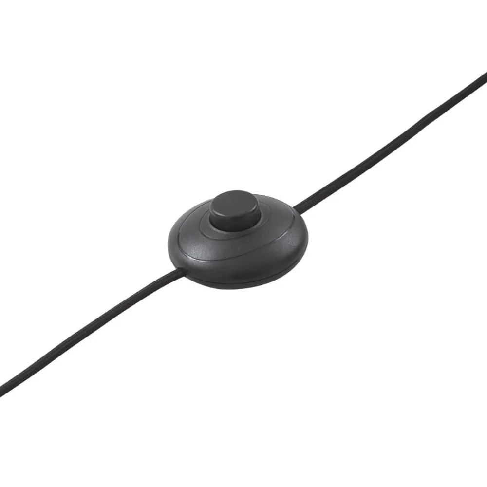 Lucande Pendellamper|Gulvlamper>LED buelampe Yekta, sort, 183 cm, dæmpbar