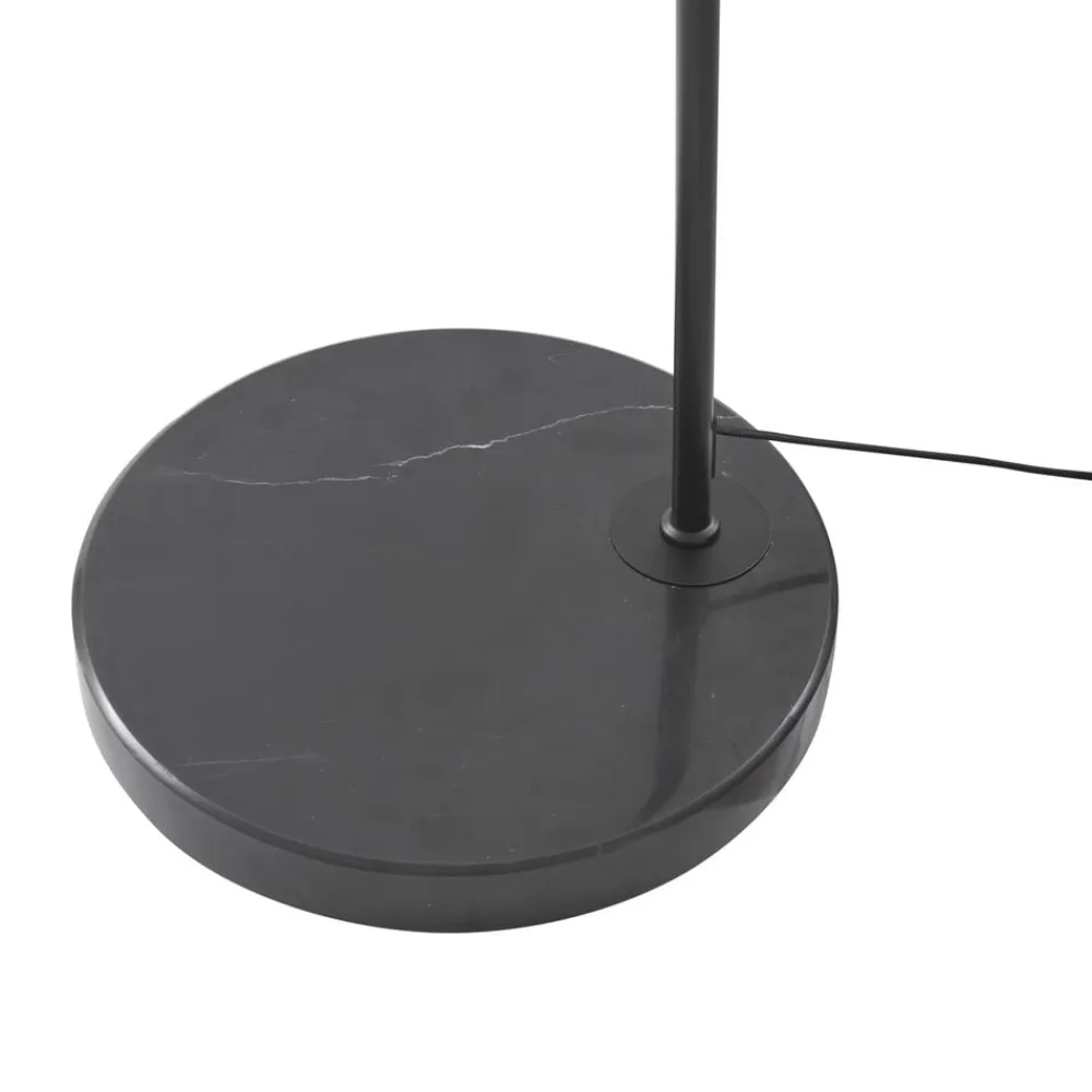 Lucande Pendellamper|Gulvlamper>LED buelampe Yekta, sort, 183 cm, dæmpbar