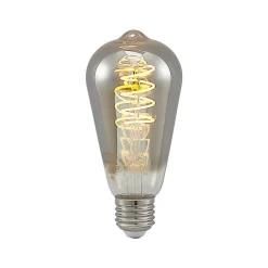 Lucande LED E27 ST64 4W 1.800K dæmpes, titan 5 stk