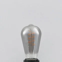 Lucande LED E27 ST64 4W 1.800K dæmpes, titan 5 stk