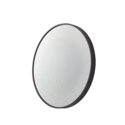 LED infinity-spejl Emire, sort, aluminium, CCT, IP44^Lucande Best