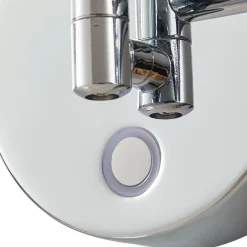 LED kosmetikspejl Fyria, krom, stål, CCT^Lucande Outlet