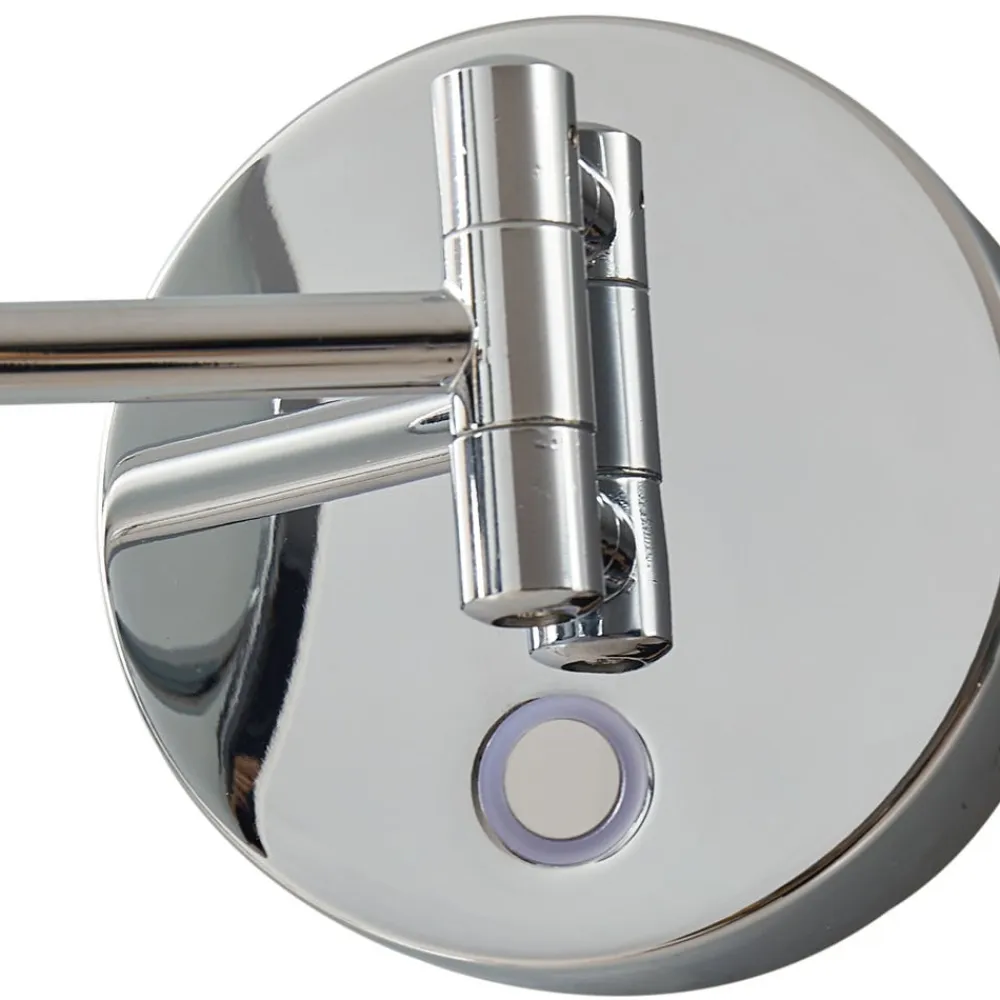 LED kosmetikspejl Fyria, krom, stål, CCT^Lucande Outlet