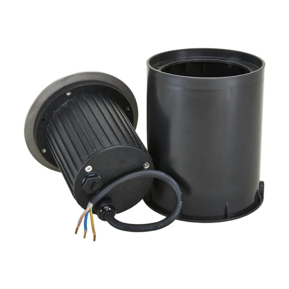 Lucande LED nedgravningslampe Jos, rund, drejelig, IP67