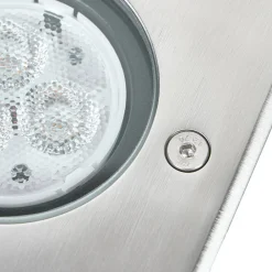 Lucande LED nedgravningslampe Ava, 12 cm x 12 cm, IP67