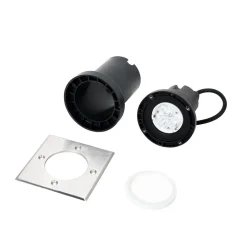 Lucande LED nedgravningslampe Ava, 12 cm x 12 cm, IP67