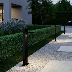 LED pullert Silvan, 65 cm, sensor, antracit^Lucande Hot