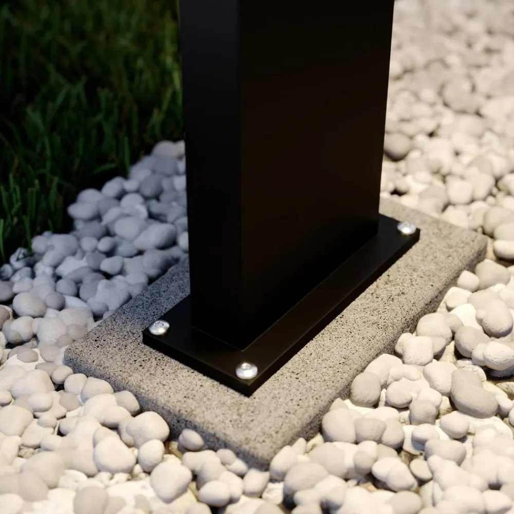 LED pullert Silvan, 65 cm, antracit, metal^Lucande