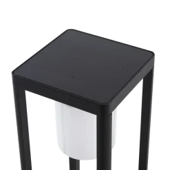 LED solcelle stibelysning Nilea, 50 cm, sort, sensor^Lucande