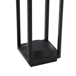 LED solcelle stibelysning Nilea, 50 cm, sort, sensor^Lucande