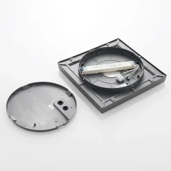 LED udendørs loftlampe Birta, mørkegrå, IP54, 34 cm^Lucande Best