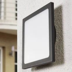 LED udendørs loftlampe Mabella, 23 cm, antracit^Lucande Hot