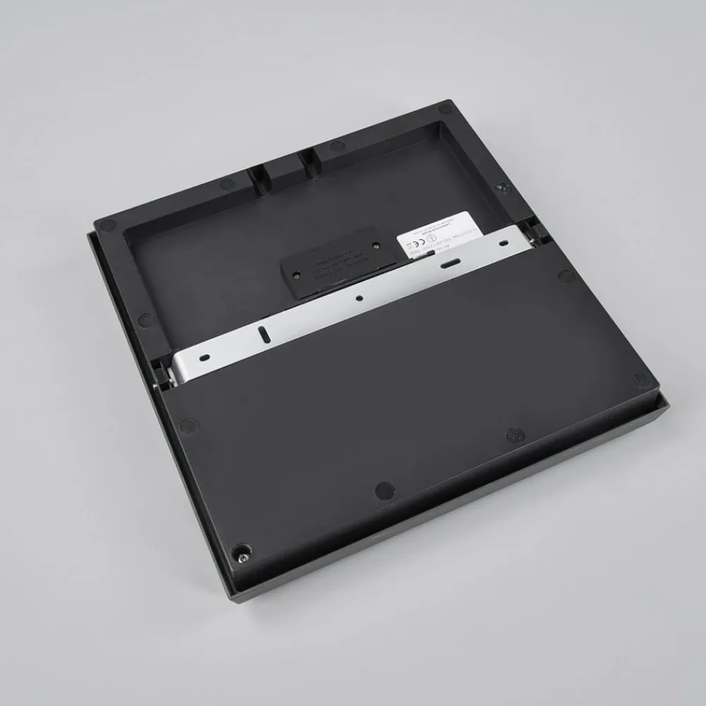 Lucande Terrassebelysning|Udendørs Loftlamper>LED udendørs loftlampe Amra, 30 cm, kantet, antracit