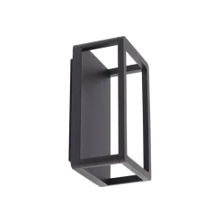 LED udendørs væglampe Thorvid, højde 26 cm, sort^Lucande Hot