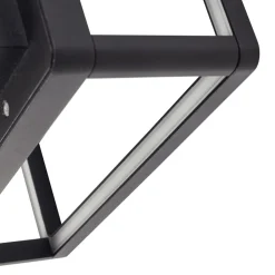 LED udendørs væglampe Thorvid, højde 26 cm, sort^Lucande Hot