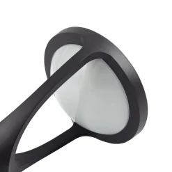 Lucande LED udendørslampe Filor, sort, aluminium, 250 cm