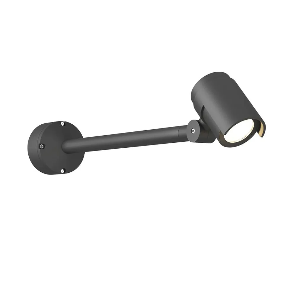 Lucande Terrassebelysning|Udendørs Spot>LED udendørsspot Beatrix, 58 cm, antracit, aluminium