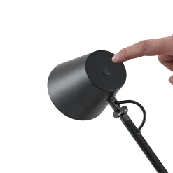 LED-bordlampe Tarris, højde 46 cm, sort^Lucande Best