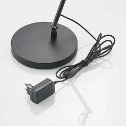 LED-bordlampe Tarris, højde 46 cm, sort^Lucande Best