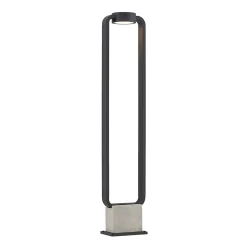 LED-gadelampe Belna, 100 cm, antracit, beton, IP65^Lucande Sale