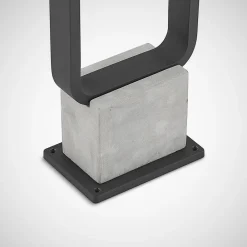 LED-gadelampe Belna, 100 cm, antracit, beton, IP65^Lucande Sale