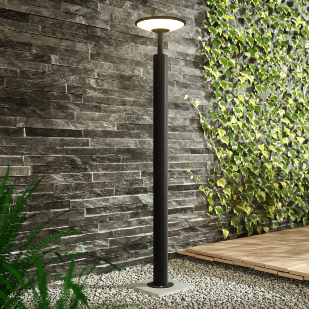 Lucande LED-gadelampe Fenia, 100 cm, antracit, IP65